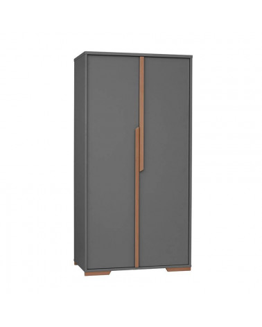 Armoire double graphite Snap