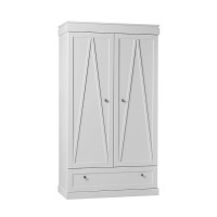 Armoire 2 portes blanche Marie