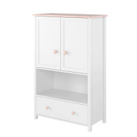 Commode haute blanche enfant Luna