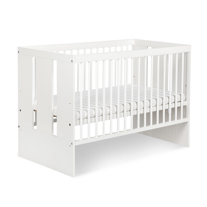 Lit bébé 120x60 Paula blanc
