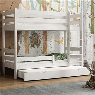 Lit Superposé Gaga couleur Blanc