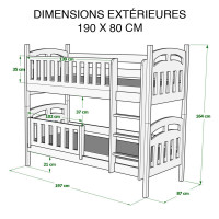 Dimensions 80x190 cm