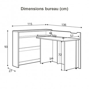 Dimensions bureau