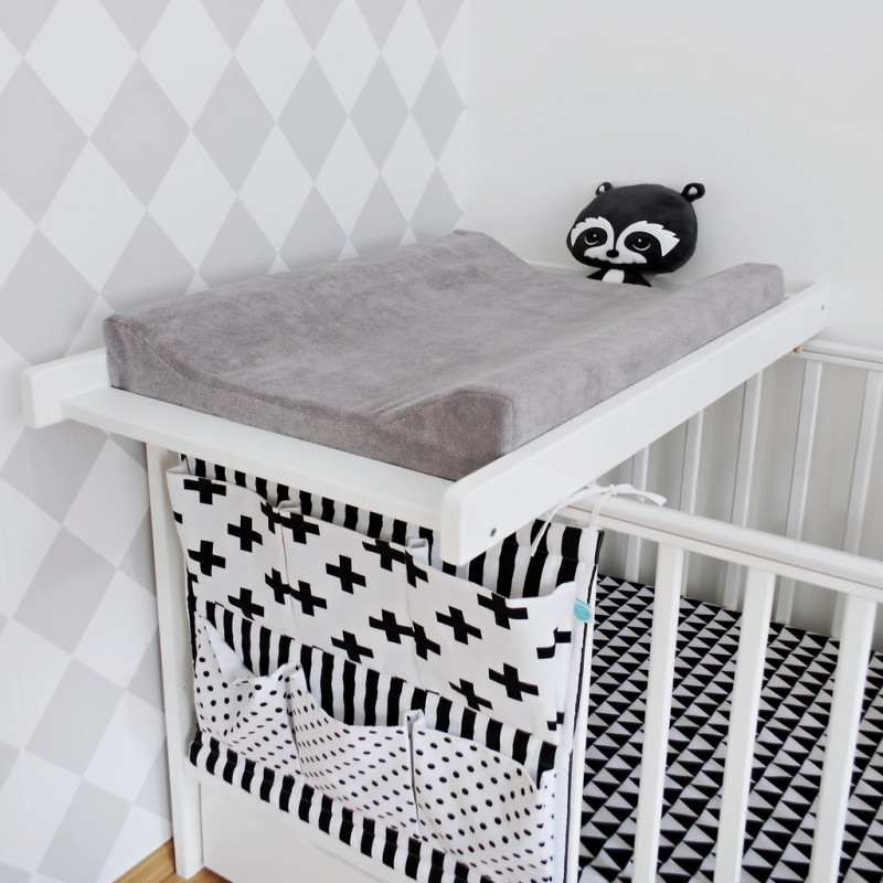 Cot top changer vintage avec matelas pour lit bébé Stardust cot 120x60