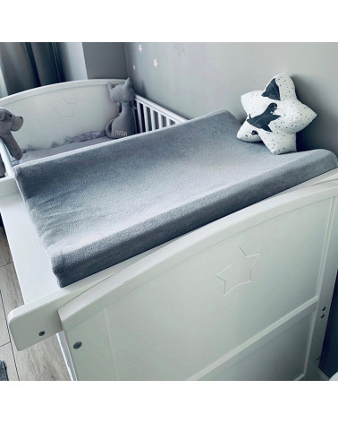 Plan à langer amovible blanc pour lit bébé Stardust Cot 120x60