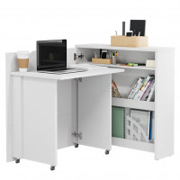 Bureau pliant SLIM blanc - WORK CONCEPT