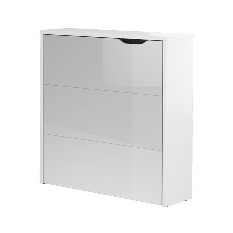 Bureau pliant SLIM blanc brillant - WORK CONCEPT