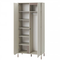 Armoire HARMONY double sans poignée - Cachemire Armoire HARMONY double sans poignée - Cachemire
