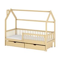 OSKAR - LIT CABANE POUR CHAMBRE ENFANT - PIN