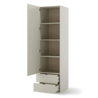 Armoire 1 porte WOOW champagne pour chambre ado