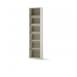 Bibliothèque champagne/eucalyptus pour la chambre ado