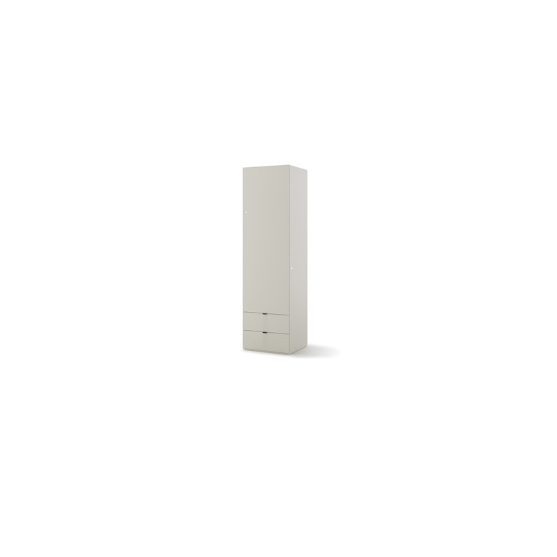 Armoire 1 porte1 WOOW champagne pour chambre ado