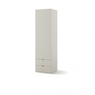 Armoire 1 porte1 WOOW champagne pour chambre ado