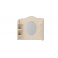 Bureau beige et chêne vincenza STORY 2 option miroir ou rangements