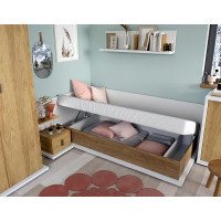 Lit coffre de rangement pour chambre enfant MASSI