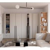 Bibliothèque champagne/chêne vincenza pour la chambre ado