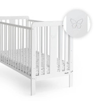 Fairy Cot - Lit bébé blanc 60x120 cm en bois