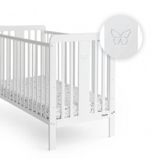 Fairy Cot - Lit bébé blanc 60x120 cm en bois