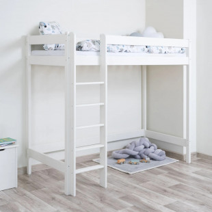 ALIX - Lit Mezzanine en bois, hauteur 160 cm
