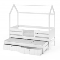 NOLAN II blanc avec Lit gigogne