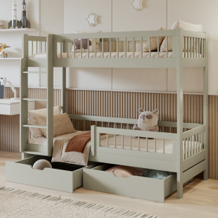 Lit superposé Coline couleur olivine