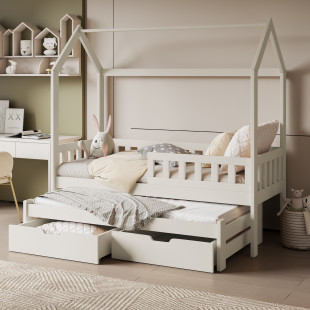 Lit gigogne Timothee en cachemire