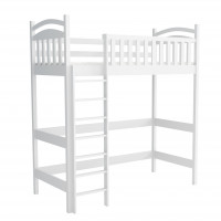 Lit mezzanine ANITA blanc