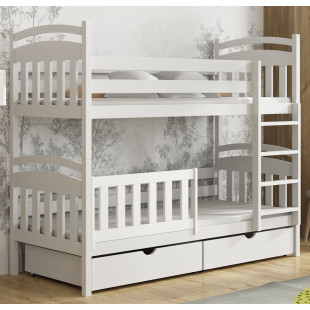 Lit superposé ADAM blanc