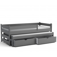 ALEXIA - Lit gigogne deux couchages