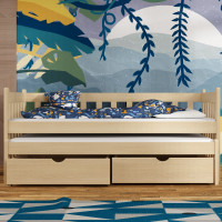 CHRIS - Lit gigogne avec des tiroirs