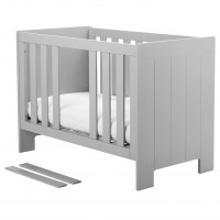 Lit Bébé Calmo 60 cm x 120 cm - Gris